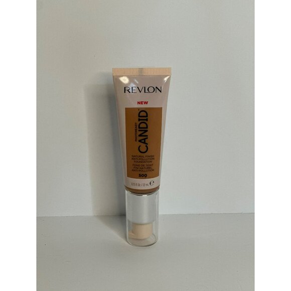 NEW Revlon PhotoReady Candid Natural Finish Foundation 500 Almond 0.75 Fl Oz - Picture 1 of 4
